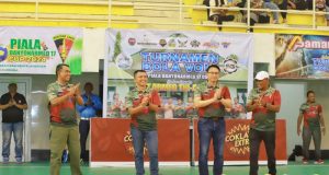 HUT TNI ke 79 Batalyon Armed 17?rencong Cakti Selenggarakan Kejuaraan Bola Voli Piala Danyonarmed 17/RC-2024