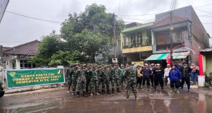 Wujud Kepedulian Terhadap Masyarakat Yonkav 4/KC Laksanakan Karya Bakti TNI