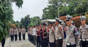 Kapolres Belitung, Apel Kesiapan Pengaman Rapat Pleno KPUD