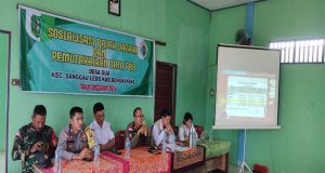 Babinsa Kodim 1209–02/ Sgu Ledo Hadiri Kegiatan Sosialisasi Retribusi Pajak Daerah Tahun 2024