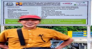 Situ Kulong Minyak Manggar Harus Bermanfaat, Ketua LSM Fakta Beltim : Proyek Pembangunannya “Luar Biasa”