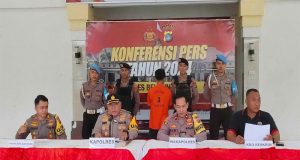 Konferensi Pers Polres Beltim : Pelaku Curanmor Berhasil Di amankan Polsek Gantung