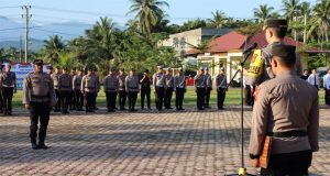 Polres Pidie Jaya Laksanakan Upacara Kenaikan Pangkat: Dedikasi dan Integritas Jadi Sorotan Utama