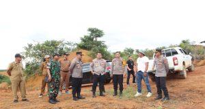 Sukseskan Program Ketahanan Pangan, Dir Intelkam Polda Kalbar Tinjau Lahan Tanam Jagung Di Muara Pawan