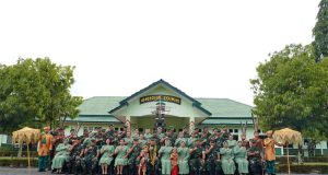 Kunjungan Kerja Perdana, Pangdam Tanjungpura Sambangi Brigif 19/KH