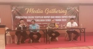 Waka Polres Pacitan Kompol Pujiono Hadiri Media Gathering KPUD Pacitan Bersama 53 Media