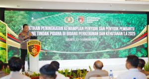 Hadiri Pelatihan Penyidik, Kapolri Minta Jajaran Cegah Potensi Kebocoran Anggaran Negara