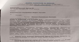 Ahli Waris H. Saleh Umar Baay Minta Mahkamah Agung Kabulkan PK Arafat Baay dan Elysa Saleh Baay