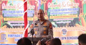 Kapolda Kalbar Ground Breaking Pembangunan Pabrik Jagung di Bengkayang