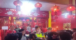 Kapolresta Pontianak Bersama Forkopimda Pantau Situasi Malam Perayaan Tahun Baru Imlek 2025 di Kota Pontianak