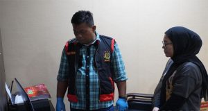 Kejati SUmsel Lakukan Penggeledahan Perkara Dugaan Tindak Pidana Korupsi Kegiatan Pembangunan Kantor Lurah dan Saluran Darinase di Banyuasin Pada Dinas PUPR Kab. Banyuasin TA 2023