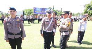 Kapolres Kepulauan Talaud Pimpin Apel Gelar Pasukan Ops Keselamatan Samrat 2025