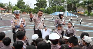 Polres Beltim Sambut Kunjungan Siswa Siswi TK Kemala Bhayangkari 05 Manggar