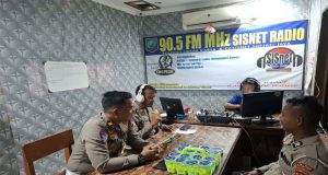 Operasi Keselamatan Menumbing 2025, Sat Lantas Polres Beltim Masifkan Edukasi Keselamatan Berkendara di Radio Sis.Net