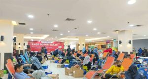 PSMTI Riau Melaksanakan Bakti Sosial Donor Darah