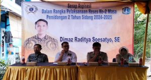 Serap Aspirasi dalam Reses Ke-2, Masa Persidangan 2 Tahun Sidang 2024-2025, Dimaz Raditya Soesatyo, S.E