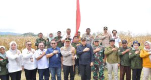Kapolda Sulteng Pimpin Panen Raya Jagung Serentak, Wujudkan Asta Cita