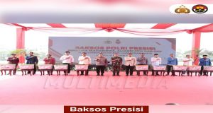 Baksos Polri Presisi Dalam Rangka Menyambut Bulan Suci Ramadan Bersama Mahasiswa