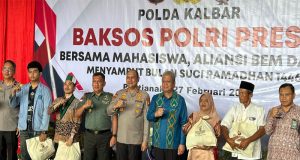 Kapoksahli Pangdam XII/Tpr Hadiri Bakti Sosial Polri Presisi