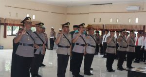 Kapolres Kab Talaud Gelar Sertijab Pejabat Utama Polres dan Polsek serta Kasat
