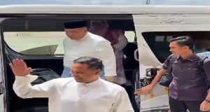 Gubernur dan Wagub Riau Disambut Prosesi Adat Melayu Sepulang dari Retreat di Akmil Magelang