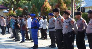 Pimpin Apel Pagi, Kapolres Yapen Tekankan Kedisiplinan Kepada Anggota