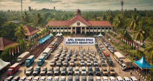 Bupati Indragiri Hilir Ambil Langkah Tegas, Gelar Apel Kendaraan Dinas untuk Transpransi dan Akuntabilitas