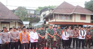 Brigjen TNI Arif Hartato (Kasdam l/Bukit Barisan) Bersama Tim Pengawasan dan Evaluasi (Wasef) Kodam l/Bukit Barisan Inspeksi Ke Lokasi TMMD Ke 123 Kodim 0304/Agam