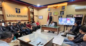 Pimpin Rapat Bersama Jajaran Lapas Kutacane, Kakanwil Ditjenpas Aceh Pupuk Percaya Diri Pegawai