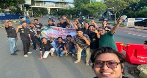 Perkumpulan Ojol Taxi Faxe Gelar Buka Bersama dan Santunan Anak Yatim