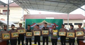 Kapolres Belitung Hadiri Bazar Ramadhan Polri Presisi dan Baksos Ramadhan Bhayangkari 2025