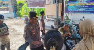 Kapolsek Gilimanuk Sampaikan Pesan Kamtibmas dalam Program “Jumat Curhat”