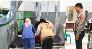 Gerak Cepat Aipda Rizal Azmi Bantu Larikan Bocah Lima Tahun Bawa ke Rumah Sakit