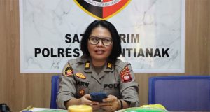 Polresta Pontianak Sita Beras Oplosan SPHP 1 Tersangka Diamankan