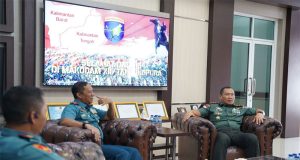 Silaturahmi Idul Fitri, Pangdam Tanjungpura Terima Kunjungan Danlantamal XII/Pontianak