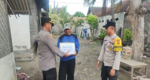 Kegiatan Minggu Kasih Kapolsek Gilimanuk Wujudkan Kepedulian Terhadap Warga Kurang Mampu di Lingkungan Samiana
