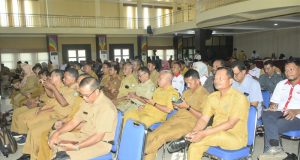 Bupati Pimpin Rakor Kades, BPD Kabupaten Beltim