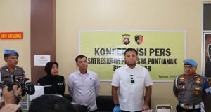 Polresta Pontianak Amankan 47 Batang Emas Ilegal dan 4 Tersangka dalam Penggerebekan