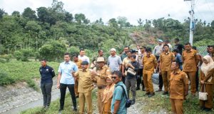 Bupati Pidie: Melakukan Kunjungan Kerja Meninjau Titik Lokasi Sungai yang Terdampak Pasca Banjir Bandang di Keumala