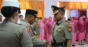 Kapolres Melawi Pimpin Sertijab Waka, Kasat Intelkam, Kapolsek Belimbing dan Purna Bakti Polri