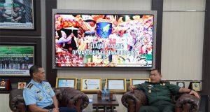 Pangdam XII/Tpr Terima Kunjungan Perdana Danlanud Supadio