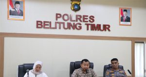 Jajaran Bhabinkamtibmas Polres Beltim Terima Sosialisasi PMK Dari Subbid Paminal Polda Bangka Belitung