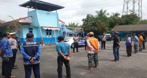 Sat Lantas Polres Beltim Dan Dishub Kab. Beltim Latih Juru Parkir Tiup Peluit Dan Atur Kendaraan