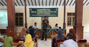 Kodim 0730/Gunungkidul Gelar Penyuluhan Wasbang Dalam Sasaran Non Fisik TMMD Sengkuyung Ke 124 Tahap II Tahun 2025