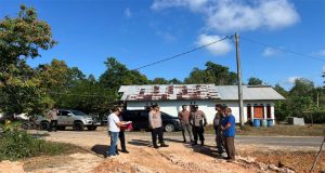 Kapolres Beltim,AKBP Indra Feri Dalimunthe.,SH.,SIK.,MH., Cek Pembangunan Rumdin Polsubsektor Damar