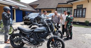 Kapolres Beltim Bersama Bupati Beltim Sambut Rombongan Forkompinda Belitung, “Bemutor Ngayau Ke Beltim”