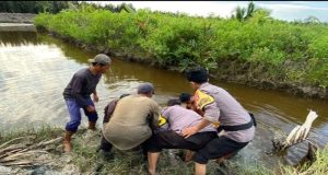 Seorang Nelayan Ditemukan Meninggal Tenggelam di Kanal Parit Pisang, Tanah Merah