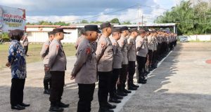 Kapolres Beltim, AKBP. Indra Feri Dalimunthe., SH., SIK., MH., Pimpin Apel Jam Pimpinan, Tekankan Kepekaan Terhadap Dinamika Sosial