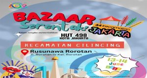 Bazaar Serentak HUT ke-498 Kota Jakarta Digelar di 44 Kecamatan, Jakarta Utara Ramaikan di Rusunawa Rorotan