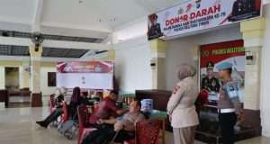 Polres Beltim Gelar Bakti Kesehatan Donor Darah Sambut Hari Bhayangkara Ke-79 Tahun 2025